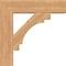Ekena Millwork Merced Block Smooth Bracket, Western Red Cedar, 5 1/2"W x 28"D x 28"H BKT06X28X28MRC05SWR - alternate 3